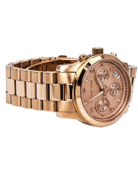 5128 michael kors|Michael Kors Runway Chronograph Gold Dial Ladies .